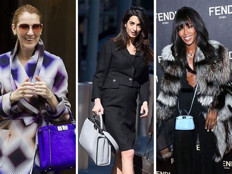 celebrity with fendi peekaboo|fendi peekaboo satchel.